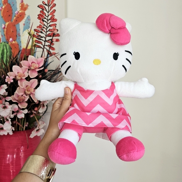 Hello Kitty 12" Northwest (2015) Plush Doll Stuffed Animal Pink & White - Picture 7 of 14